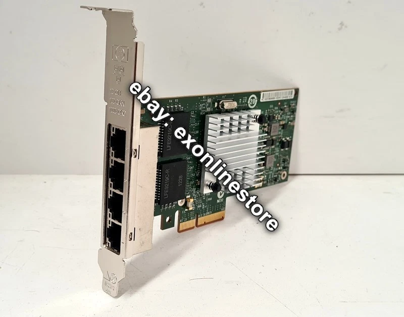 593722-B21 - HP NC365T Quad-Port 1GbE Ethernet Adapter High Profile 593743-001 - image 1 of 1