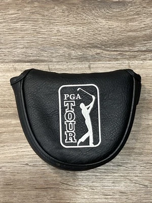 Cubierta de cabeza de golf PGA Tour Mallet Putter negra Foto 1 de 4