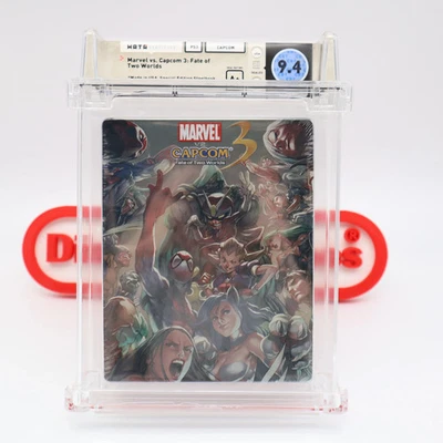 PS3 MARVEL VS. CAPCOM 3 FATE OF TWO WORLDS STEELBOOK! WATA GRADED 9.4 A+ Sealed! - Image 1 of 4