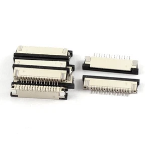 10Pcs Bottom Connect 15Pin 1.0mm Pitch FFC FPC Ribbon Sockets Connector - Photo 1/1