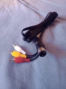 Cavo AV audio + Video RCA, 162 cm, Commodore 64 C64C C16 PLUS4 C128 64 VIC20 - Foto 1 di 4