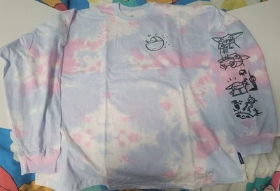 Camiseta Disney Star Wars Grogu Tie Dye Spirit XL Nueva con Etiqueta Foto 1 de 4