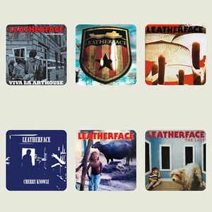 Leatherface Punk Band 6 Coaster Set Rock Mush Stormy Pet Sunderland - Foto 1 di 7