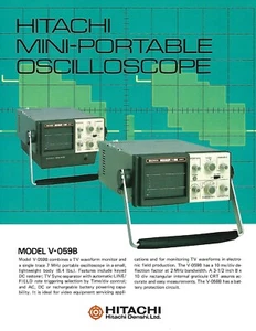 Brochure - Hitachi - V-059B - Mini-Portable Oscilloscope (ST227) - Picture 1 of 1