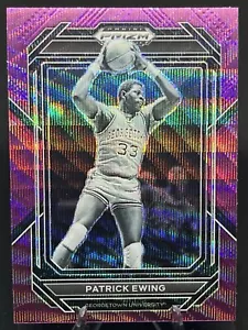 Patrick Ewing 2023-24 Prizm Selecciones del draft PURPLE WAVE PRIZM #96 Georgetown Hoyas - Imagen 1 de 2