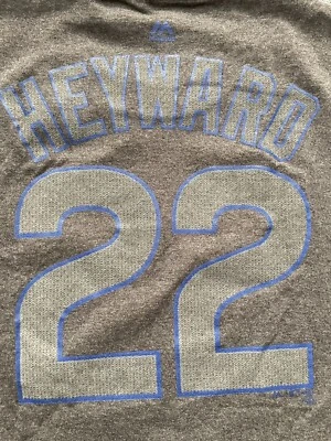Camiseta Majestic Chicago Cubs Jason Heyward Gris 2XL XXL Foto 1 de 4
