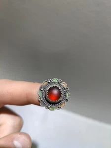 Old Tribal Ring from the Western Anti Atlas in Morocco Sterling 8.9g Size 5 - Picture 1 of 9