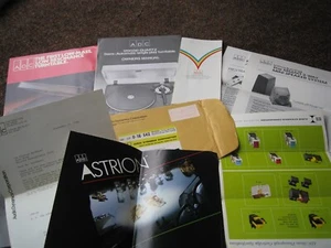 🇺🇸 👍 🔥 👉 vintage adc turntable stereo cartridge dealer brochure paperwork - Picture 1 of 8