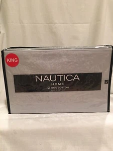 NAUTICA HOME 100%COTTON KING SHEET SET - Picture 1 of 4