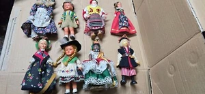 lotto di 8 bambole anni 60-70 vintage regioni d'italia - Foto 1 di 6