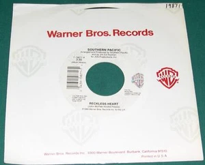 SOUTHERN PACIFIC- Reckless Heart / Side Saddle (45 RPM Single) NM- - Picture 1 of 1