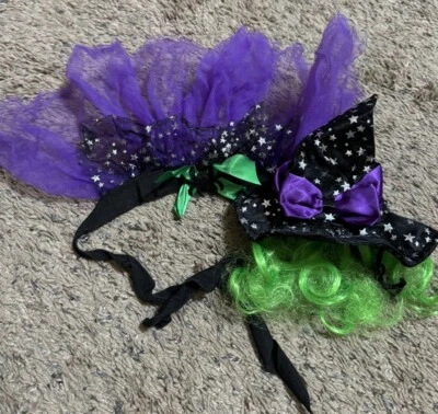 ¡JUEGO DE 2 PIEZAS! Rubíes Tienda de Mascotas Halloween Bruja Sombrero y Falda Perro Gato Disfraz Pequeño/Mediano Foto 1 de 4