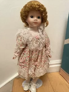 1988 SWEETHEART DOLL by Cardinal Porcelain bisque doll , - Picture 1 of 14
