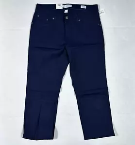 $205 New BRAX Chuck Men's Size 33x34 Casual Modern Fit Navy Stretch Linen Pants - Picture 1 of 9