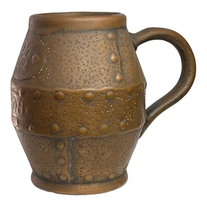Antique Clewell Pottery Copper Clad Mug APA 1908 Made in Canton Ohio USA 1900s - Picture 1 of 15