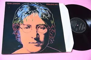 JOHN LENNON LP MENLOVE AVE ITALY ORIG 1986 NM COVER ANDY WARHOL ERRORE LABEL !!! - Foto 1 di 2
