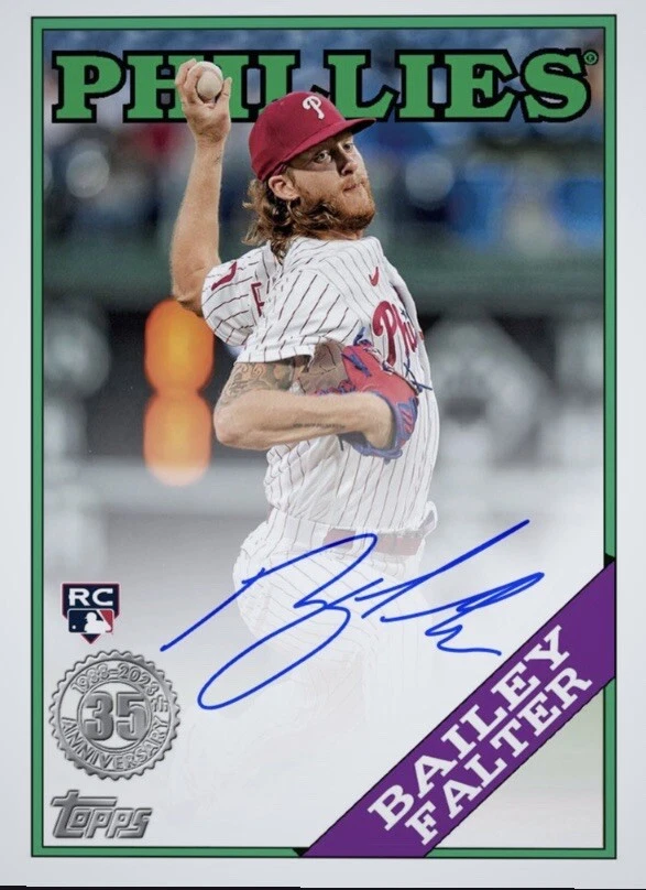 [DIGITAL] Topps Bunt - Bailey Falter - 1988 Topps Baseball 23 S4 - Signature - Image 1 of 1