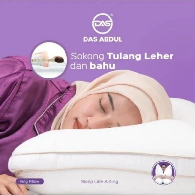 KING PILLOW DAS ABDUL ( Hotel Luxury ) Microfibre Gel - Image 1 of 4