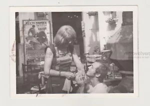 She's Just Engaged Said Yes with a Bullfight Poster in Background Snapshot Photo - Picture 1 of 7