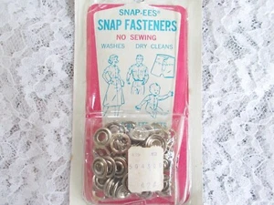 Sujetadores a presión Snap-ees vintage de Penn - nuevos nunca abiertos - Japón - Imagen 1 de 3