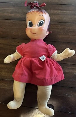 Ropa original Little Audrey de Gund de los años 50 muy rara (falta cuello de fieltro) Foto 1 de 4