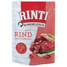 RINTI- Kennerfleisch RIND- 10 x 0.4 kgnasses Hundefutter im Pouch Beutel