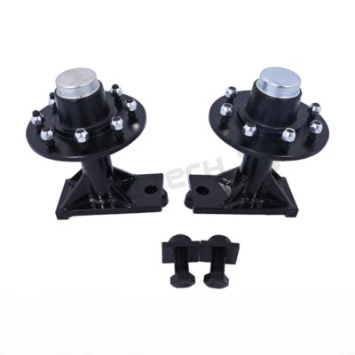 8 x 6.5 Lug 10000LB Superior Shipping Container Wheels, Bolt-on Spindle Kit - Image 1 of 4