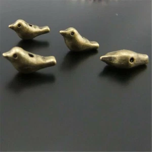 Vintage Bronze Vogel Form Legierung Perlen Schmuck Fundstücke Zubehör 16x6 mm 18 STCK. - Bild 1 von 4