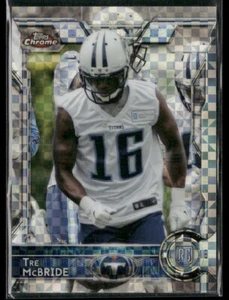 2015 Topps Chrome Xfractor TRE MCBRIDE #196 TENNESSEE TITANS ๐ - Picture 1 of 1