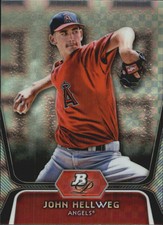 2012 Bowman Platinum Prospects X-Fractors Baseball Card #BPP87 John Hellweg