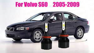 LED For Volvo S60 2005-2009 Headlight Kit H11 6000K White CREE Bulbs Low Beam