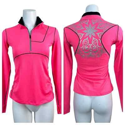 New Balance Hot Pink Athletic Pullover Jacket Performance Wear XS - Image 1 of 4