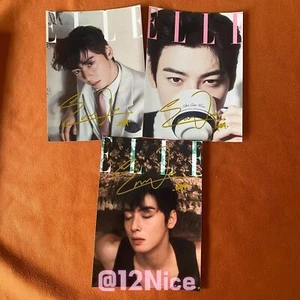 ASTRO Cha EunWoo Autographed Photo 4*6 Autographs Signed K-POP 2025 #12Nice - Picture 1 of 4