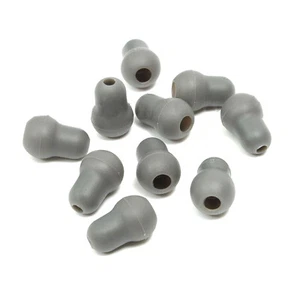 10Pcs Silicone Black Soft Eartips Earplug Earpieces For Littmann Stethoscope F - Picture 1 of 16