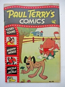 PAUL TERRY'S COMICS #116, VG, 1954 ST. JOHN PUBL., MIGHTY MOUSE, HECKLE & JECKLE - Picture 1 of 4