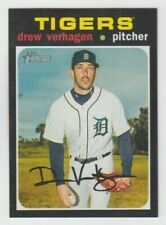 (12) Drew Verhagen 2020 TOPPS HERITAGE BASE CARD LOT #227 DETROIT TIGERS