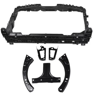 For Honda Civic Black Radiator Core Support w/ Bracket 6 pcs Set 2022 2023 2024 - Picture 1 of 14