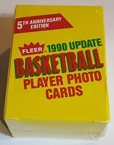 1990 Fleer Update NBA Basketball Box (COMPLETE 100 Cards) - Factory Sealed - Picture 1 of 5