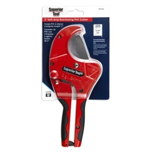 Superior Spezialeinsätze PVC Rohrschneider Werkzeug 37116 mit 2" Kapazität, Soft Grip Griff - Bild 1 von 8