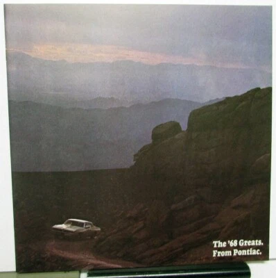 Pontiac Greats 1968 folleto de alto rendimiento GTO Firebird Tempest LeMans Foto 1 de 4