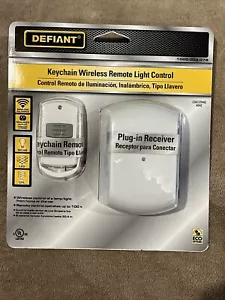 Defiant Keychain Wireless Remote Light Control Receiver with Transmitter White - Picture 1 of 3
