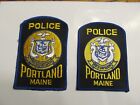 Maine Portland Police Patch Set Left Cheese Cloth Diff Seals