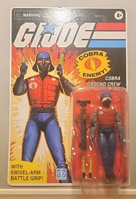 GI JOE HASLAB COBRA 2023 Ground Crew Rampa Rata Sin perforar Pestaña Sin usar, en caja NUEVO   Foto 1 de 3