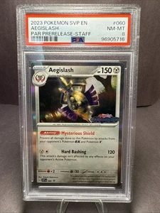 Aegislash - 060 ( Not Staff) 060 Sv: Scarlet & Violet Promo Cards Holo PSA 8 - Picture 1 of 2
