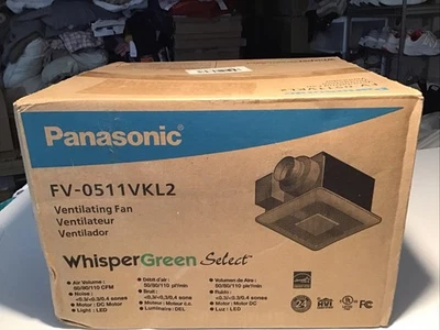 Panasonic FV-0511VKL2 WhisperGreen Select Ventilation Fan with LED Light. New - Image 1 of 4