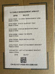 DELL 2J1CF 02J1CF 1U Cable Management ARM - NEW Sealed Box - Afbeelding 1 van 2