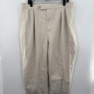 VINTAGE Polo Ralph Lauren Pantalone Uomo Tg 42x30 Logo Scudo (38x28) Cotone Golf - Foto 1 di 8
