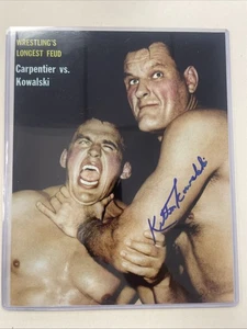 Killer Kowalski NWA WWF Wrestler Signed 8x10 Glossy Photo Vintage Wrestling - Picture 1 of 8
