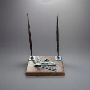 Vintage Commemorative Space Shuttle Columbia Pen Desk Set, Orbiter 1981 - lesen - Bild 1 von 24
