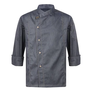Mens Women Kitchen Work Uniform Chef Coat Cook Jacket Hotel Restaurant Shirt Top - Picture 1 of 73